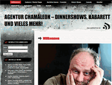 Tablet Screenshot of chamaeleon.at